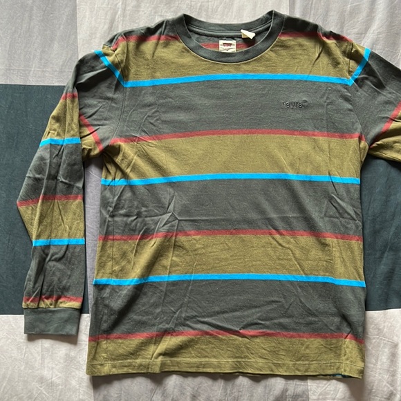 Levi’s Crewneck (Grey/Green) - Men’s M - Picture 5 of 7